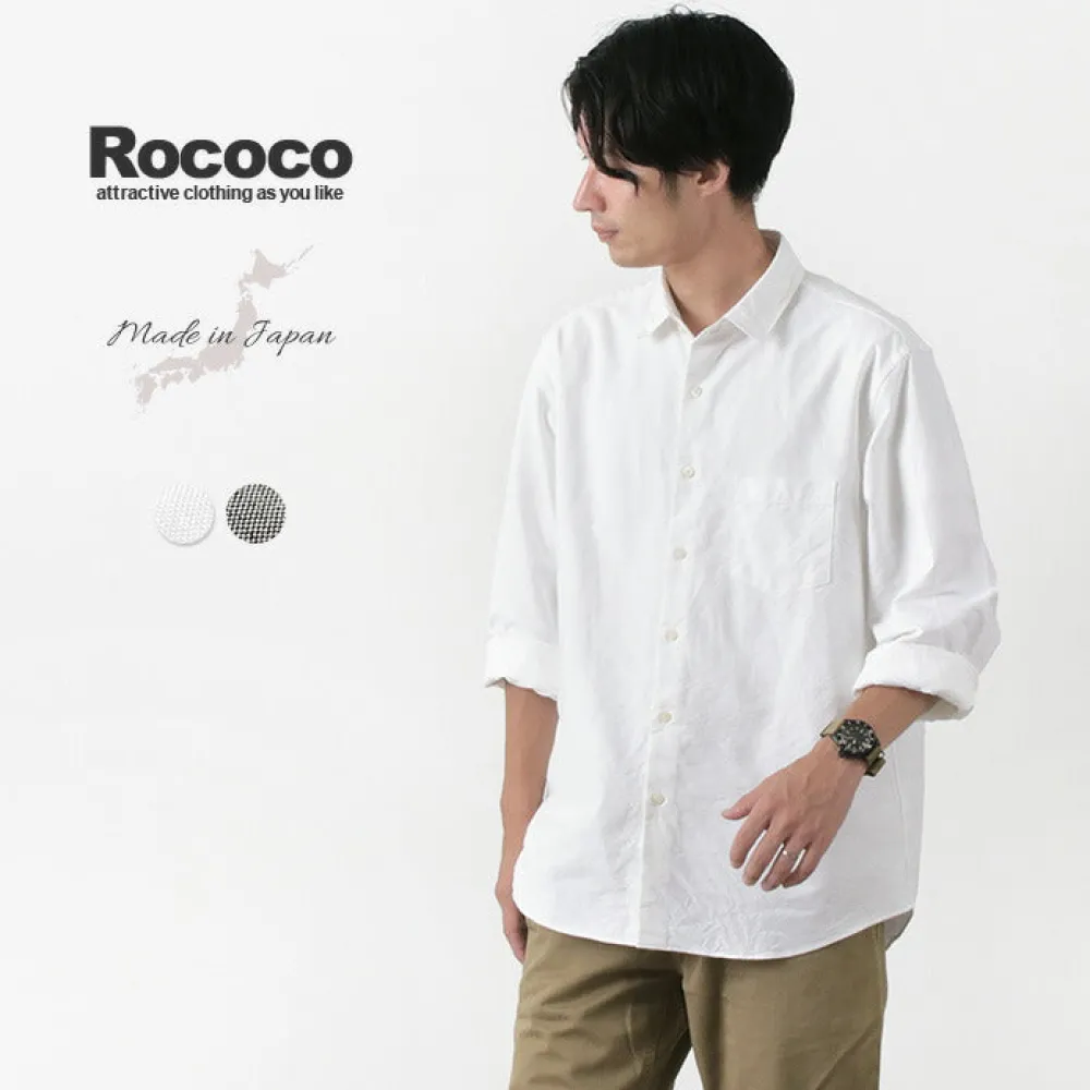 ROCOCO Shirts^/ American Ox Wide Shirt Regular Collar