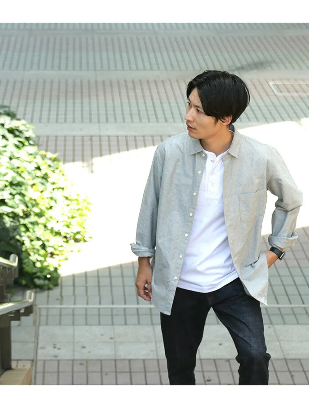 ROCOCO Shirts^/ American Ox Wide Shirt Regular Collar