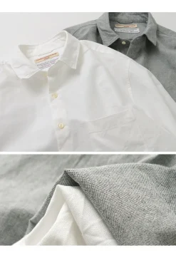ROCOCO Shirts^/ American Ox Wide Shirt Regular Collar