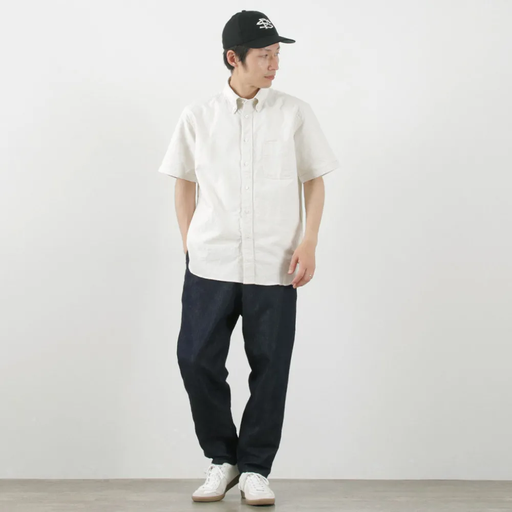 ROCOCO Shirts^/ American Oxford S/S Classic Button Down Shirt