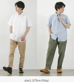 ROCOCO Shirts^/ American Oxford S/S Classic Button Down Shirt