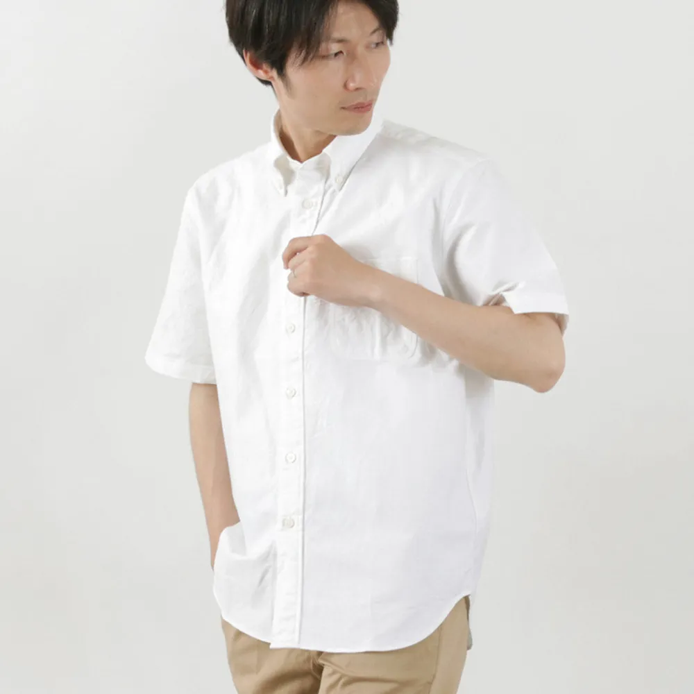 ROCOCO Shirts^/ American Oxford S/S Classic Button Down Shirt