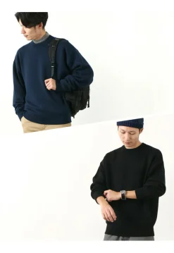 ROCOCO Knits^/ Extra Fine Merino 25oz Heavyweight Crew