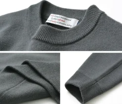 ROCOCO Knits^/ Extra Fine Merino 25oz Heavyweight Crew