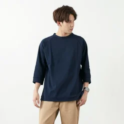 ROCOCO T-Shirts^/ Hemmed Jersey Cotton Crew Neck Cut & Sew