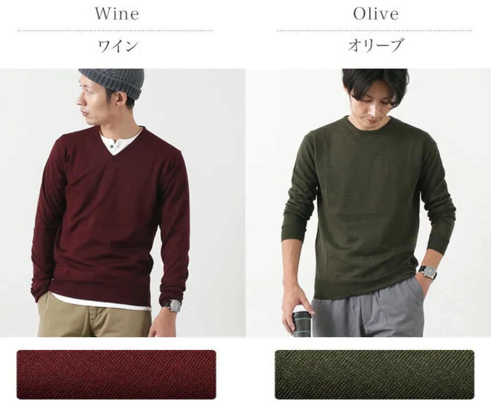 ROCOCO Knits^/ Italian Extra Fine Merino Wool 14GG High Gauge Knits