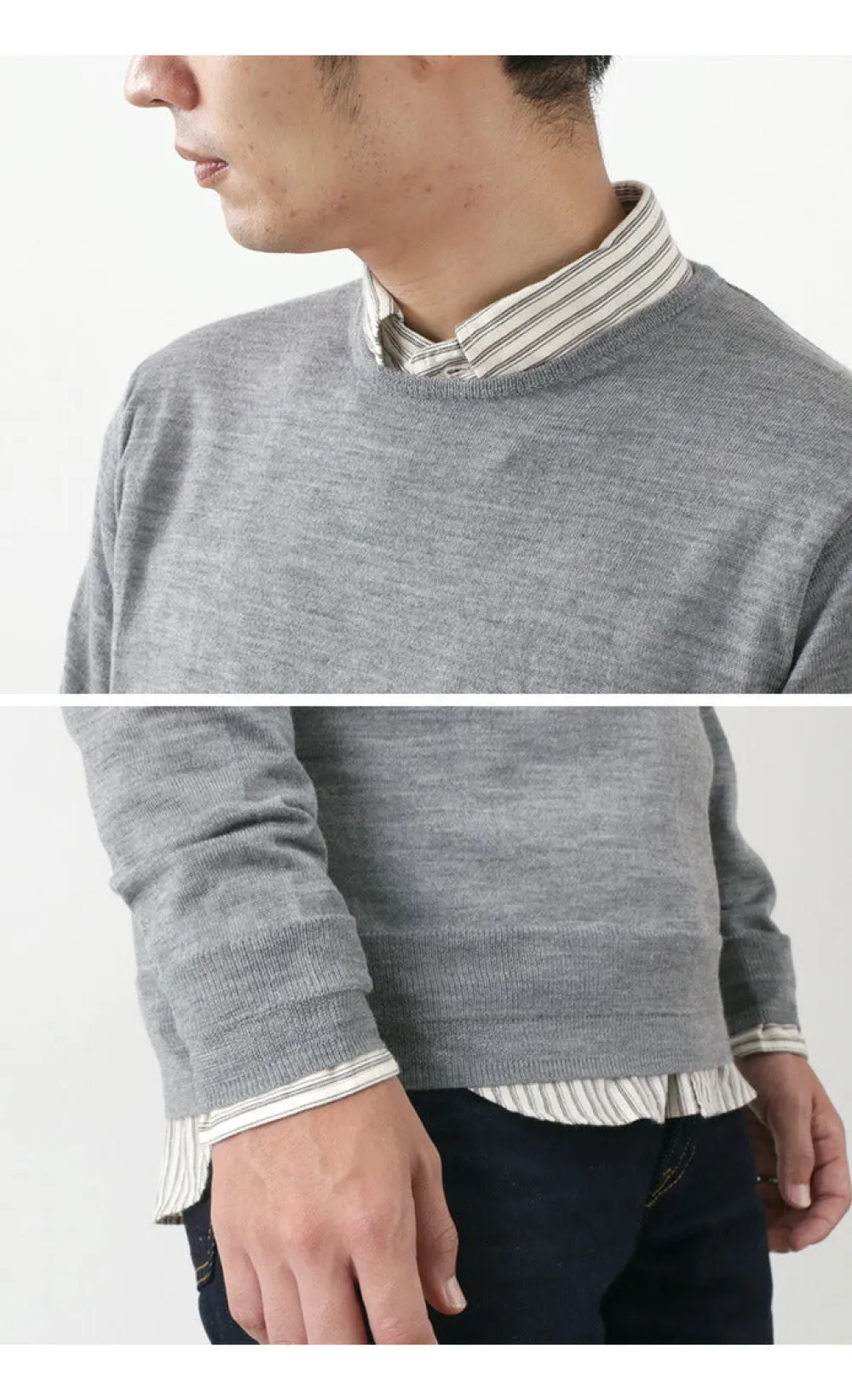 ROCOCO Knits^/ Italian Extra Fine Merino Wool 14GG High Gauge Knits