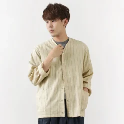 ROCOCO Cardigans^/ Linen cardigan