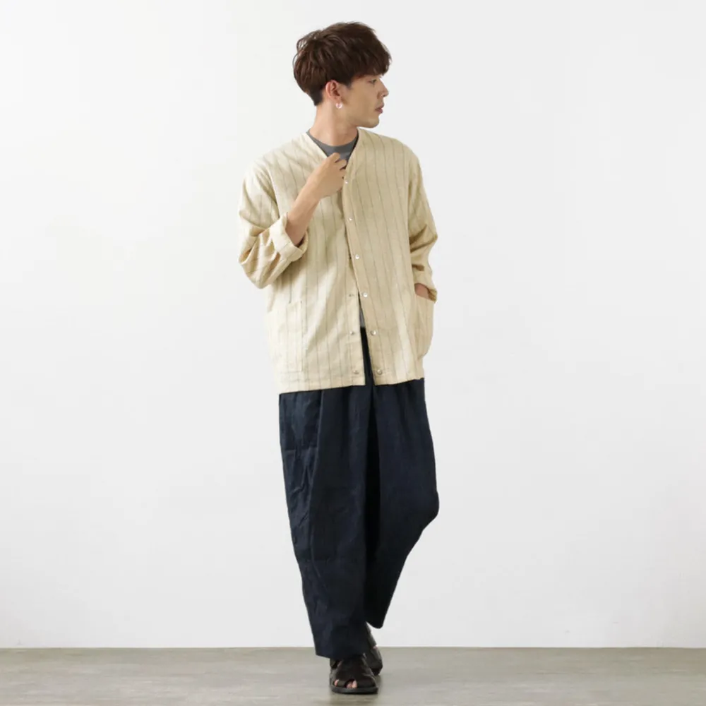 ROCOCO Cardigans^/ Linen cardigan