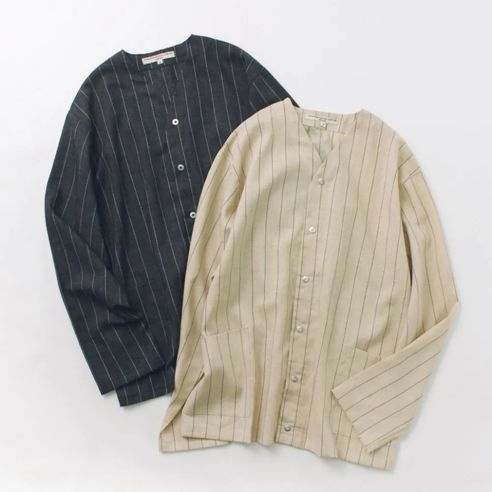 ROCOCO Cardigans^/ Linen cardigan