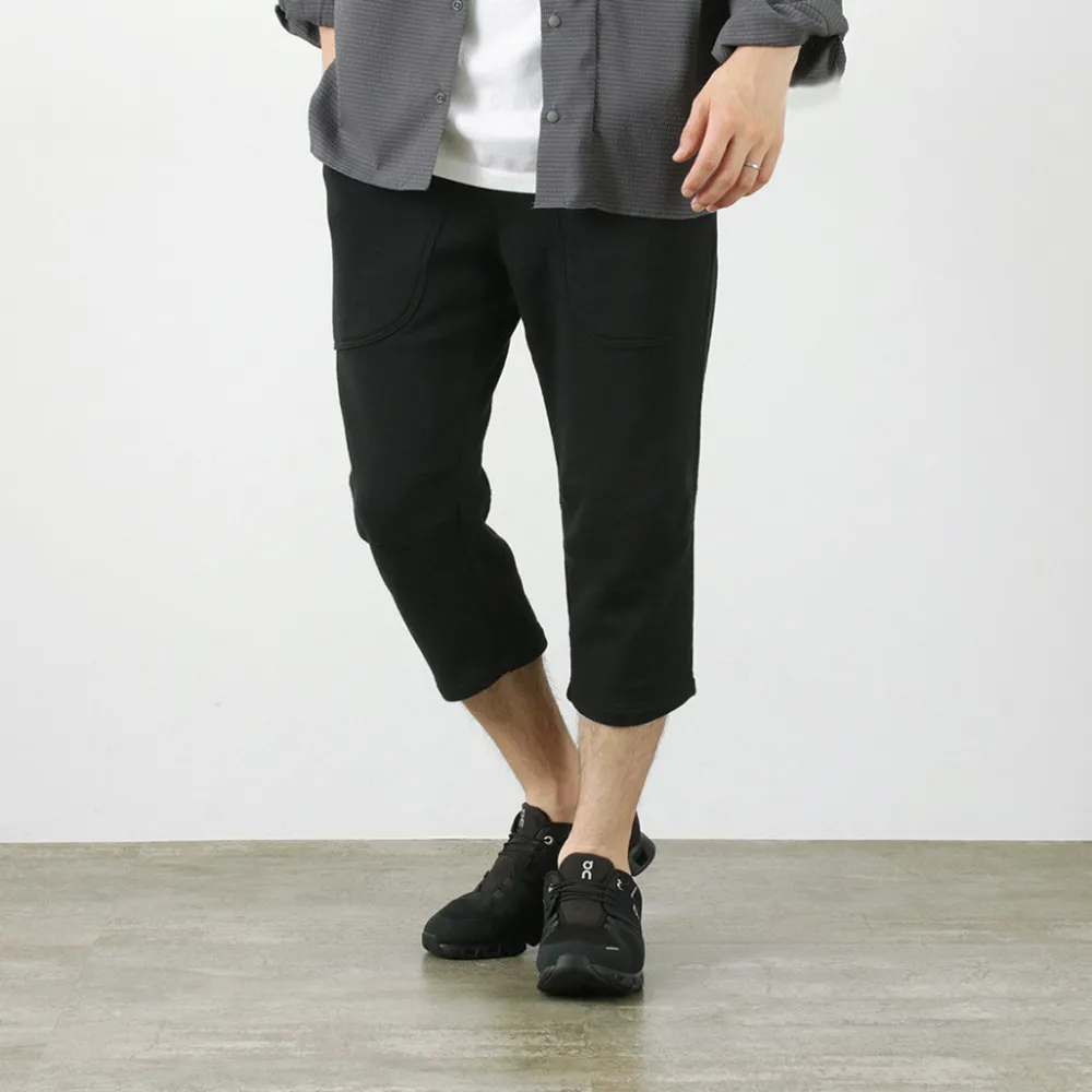 ROCOCO Shorts^/ Loopwheel knit sweatshirt cropped trousers