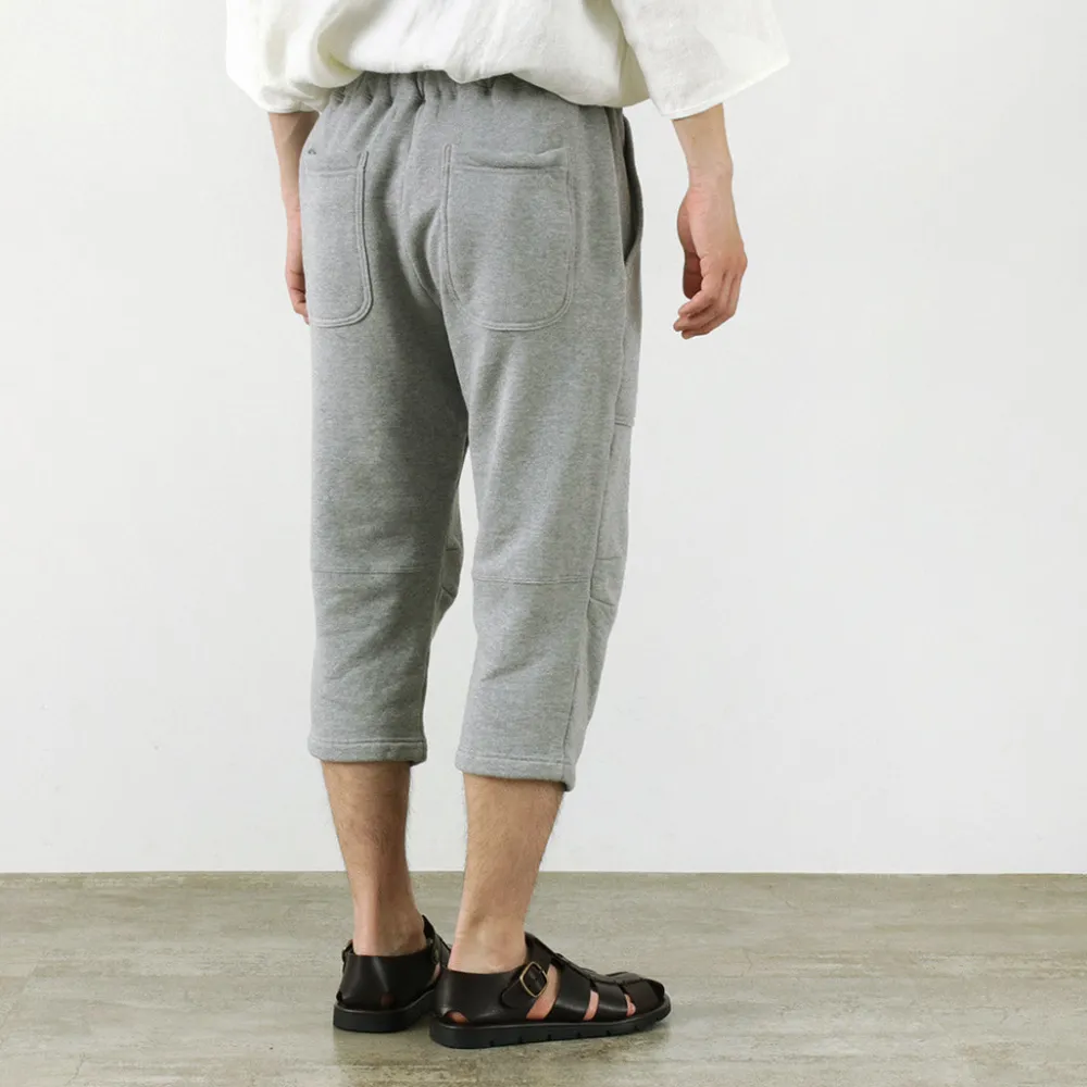 ROCOCO Shorts^/ Loopwheel knit sweatshirt cropped trousers