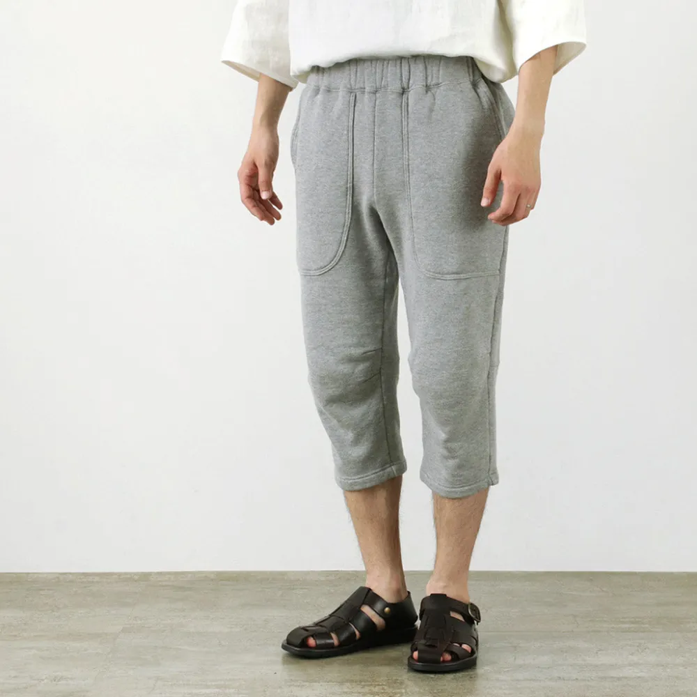 ROCOCO Shorts^/ Loopwheel knit sweatshirt cropped trousers