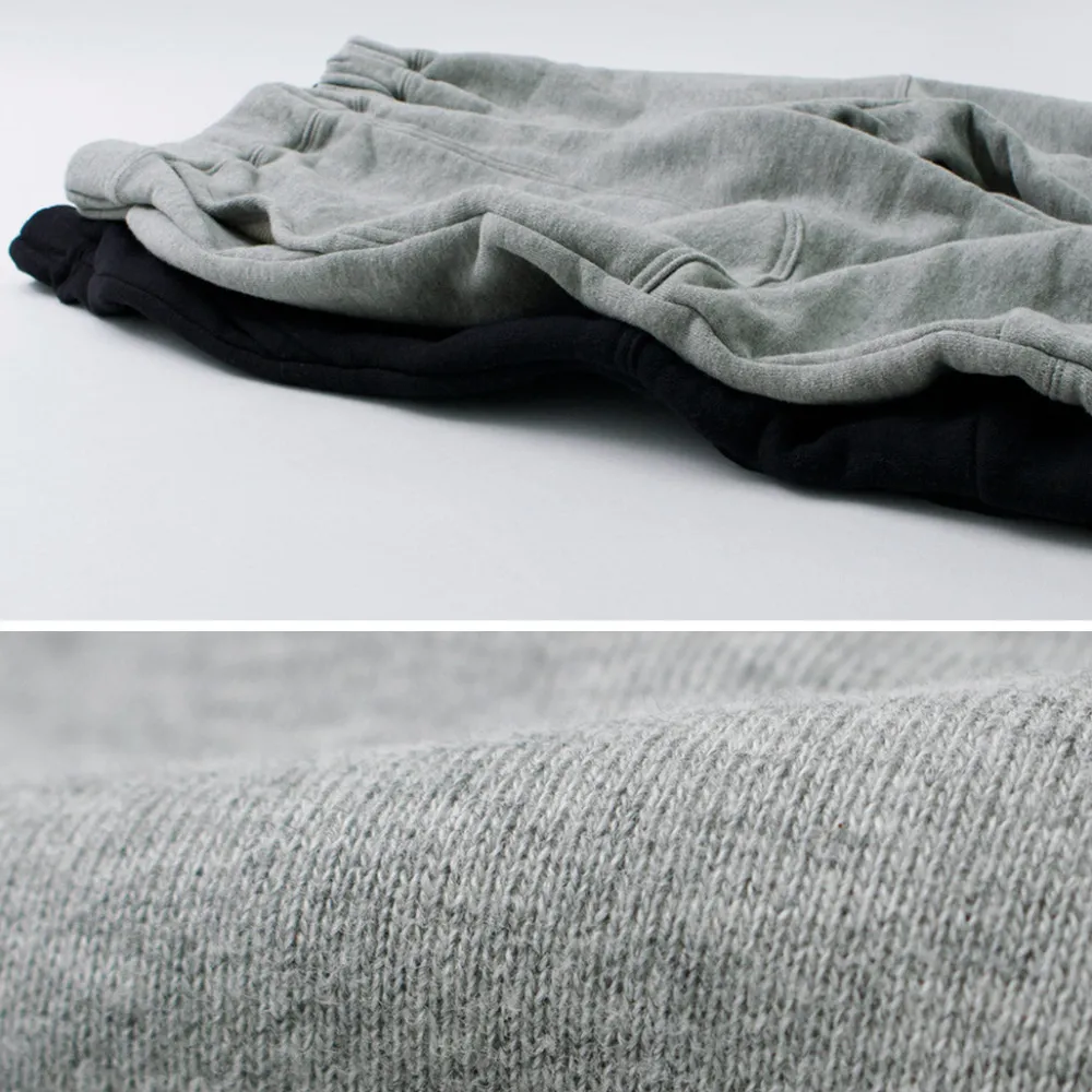 ROCOCO Shorts^/ Loopwheel knit sweatshirt cropped trousers
