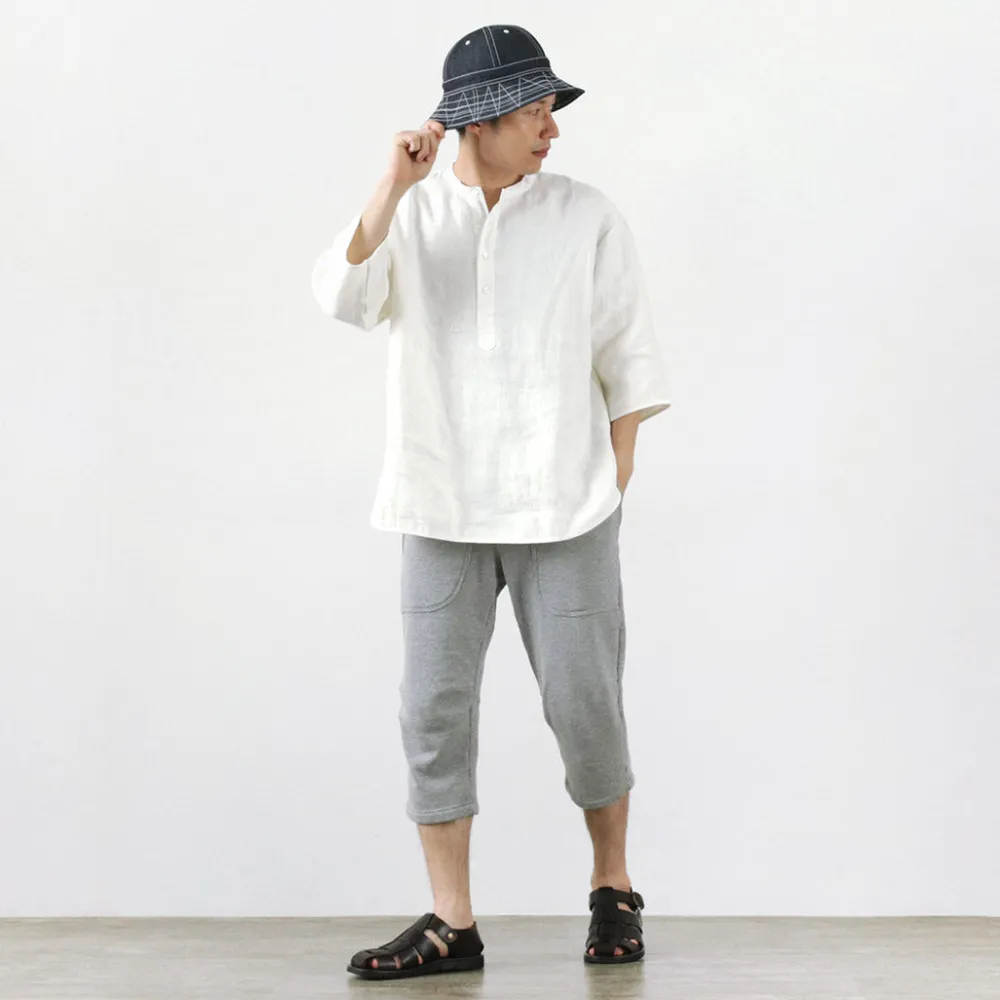 ROCOCO Shorts^/ Loopwheel knit sweatshirt cropped trousers