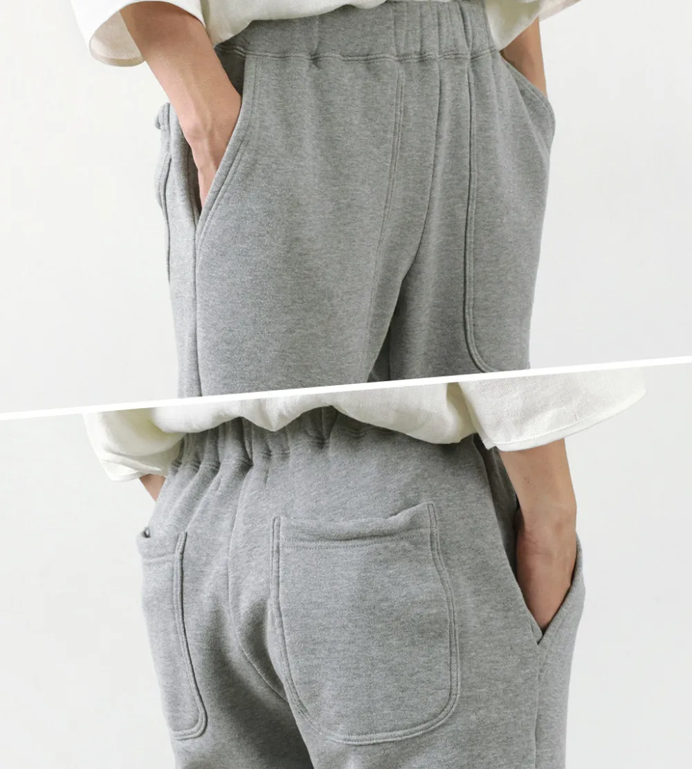 ROCOCO Shorts^/ Loopwheel knit sweatshirt cropped trousers