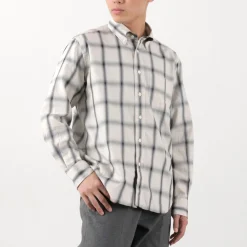 ROCOCO Shirts^/ Ombre Check Button Down Shirt Classic Fit
