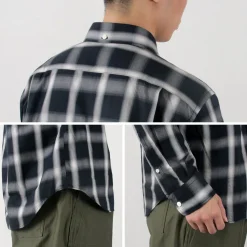ROCOCO Shirts^/ Ombre Check Button Down Shirt Classic Fit