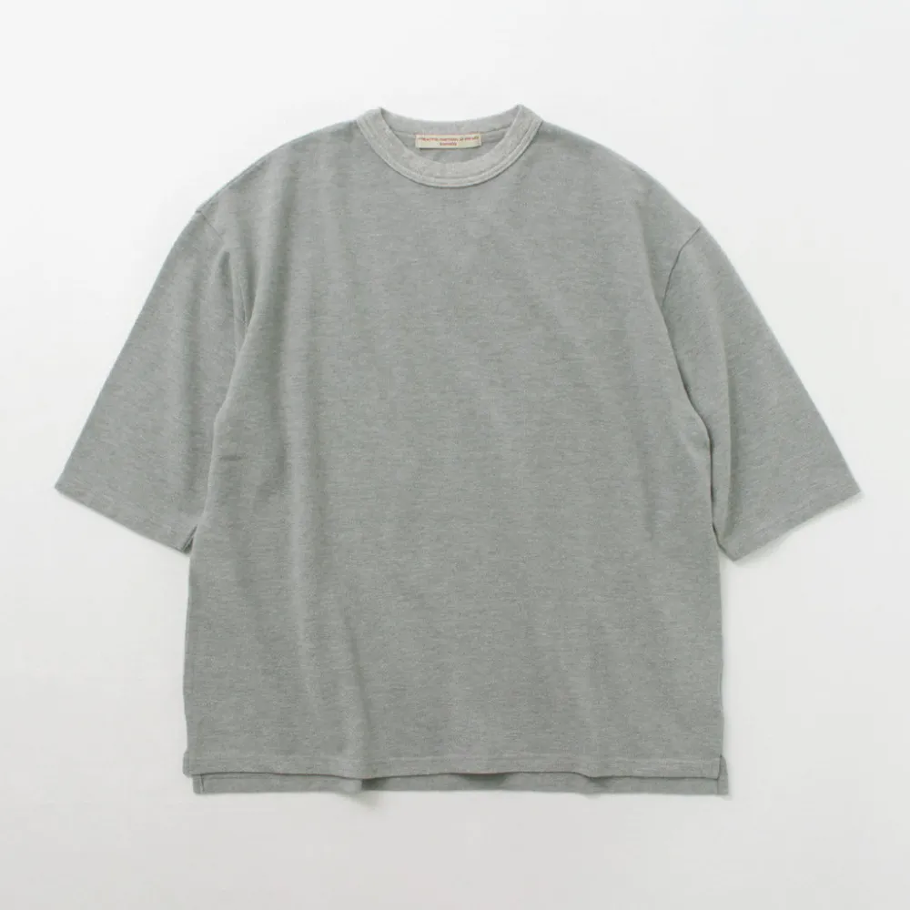 ROCOCO T-Shirts^/ Pique 3/4 Sleeve T-Shirt