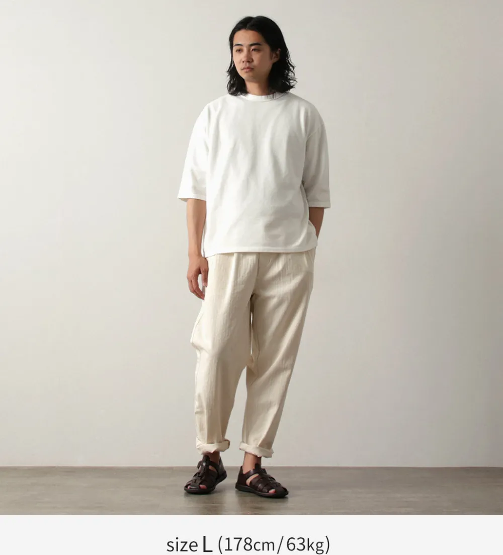 ROCOCO T-Shirts^/ Pique 3/4 Sleeve T-Shirt