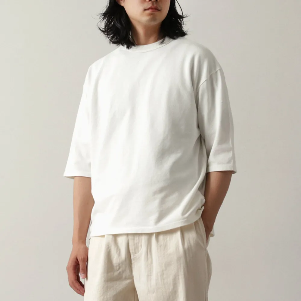 ROCOCO T-Shirts^/ Pique 3/4 Sleeve T-Shirt