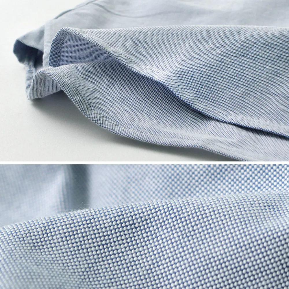 ROCOCO Shirts^/ Premium Oxford Short Sleeve Button Down Shirt