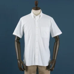 ROCOCO Shirts^/ Premium Oxford Short Sleeve Button Down Shirt