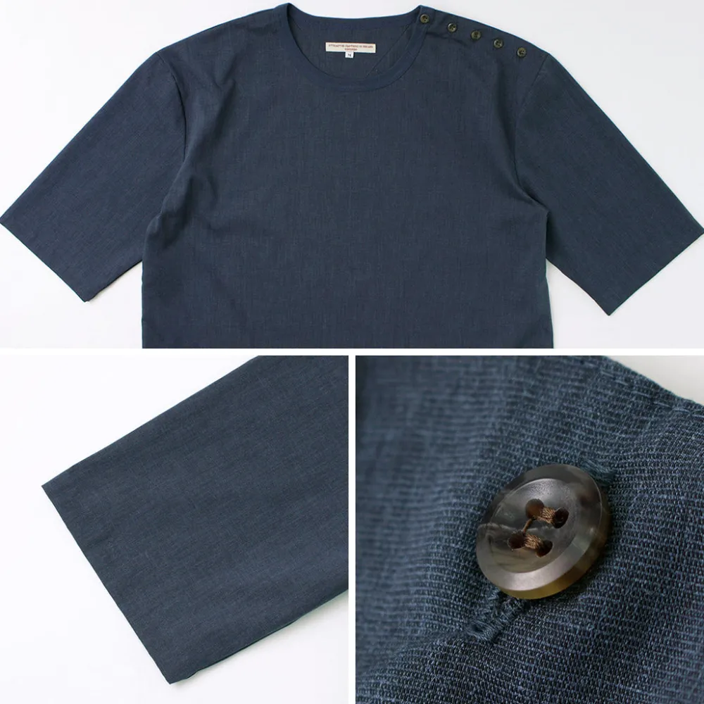 ROCOCO T-Shirts^/ Ramie Coolmax Sleeping Shirt