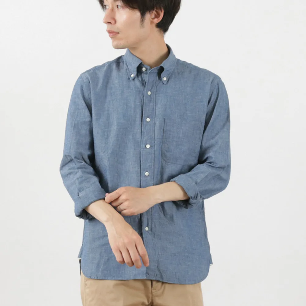 ROCOCO Shirts^/ Selvage Chambray Button Down Shirt