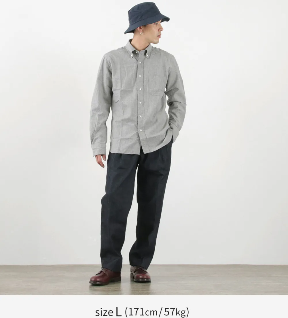 ROCOCO Shirts^/ Selvage Chambray Button Down Shirt