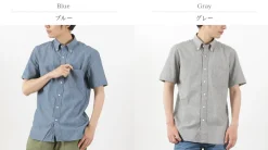 ROCOCO Shirts^/ Selvage Chambray S/S Button Down Shirt