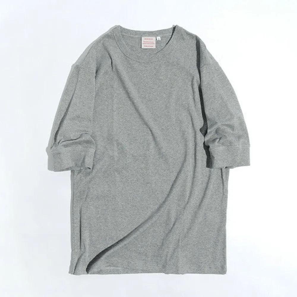 ROCOCO T-Shirts^/ Smooth Cotton Ribbed Crew T-Shirt
