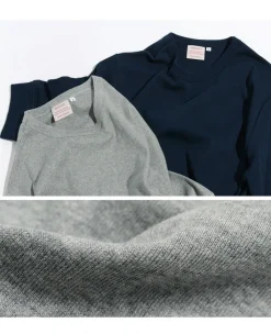ROCOCO T-Shirts^/ Smooth Cotton Ribbed Crew T-Shirt