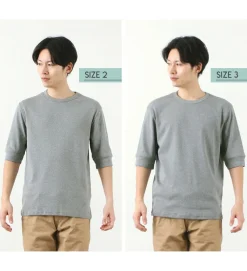 ROCOCO T-Shirts^/ Smooth Cotton Ribbed Crew T-Shirt