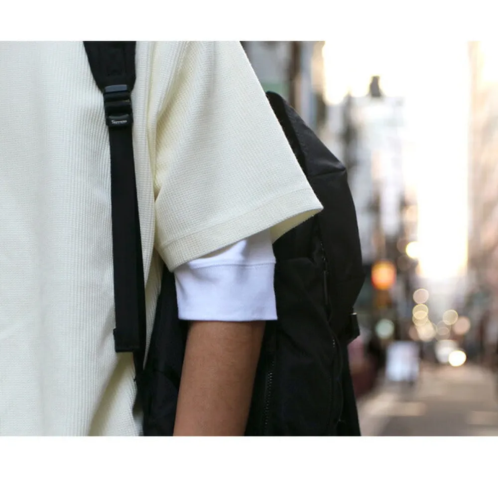 ROCOCO T-Shirts^/ Smooth Cotton Ribbed Crew T-Shirt
