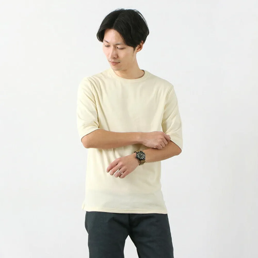 ROCOCO T-Shirts^/ Smooth Cotton Ribbed Crew T-Shirt