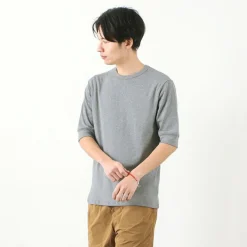 ROCOCO T-Shirts^/ Smooth Cotton Ribbed Crew T-Shirt