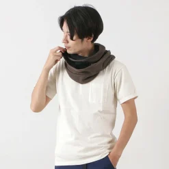 ROCOCO Scarfs^/ 2-Tone Snood Reversible Imabari Scarf