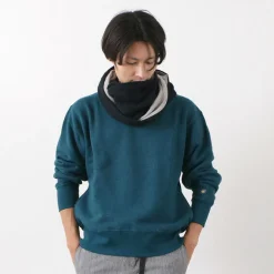 ROCOCO Scarfs^/ 2-Tone Snood Reversible Imabari Scarf