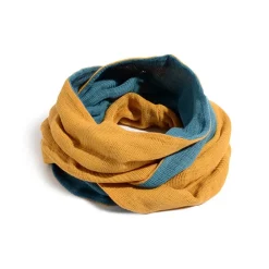 ROCOCO Scarfs^/ 2-Tone Snood Reversible Imabari Scarf