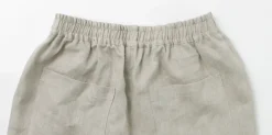 ROCOCO Trousers^/ Vintage Linen Wide Tucked Easy Pants