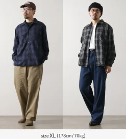 ROCOCO Shirts^/ Wool Open-Collared Shirt