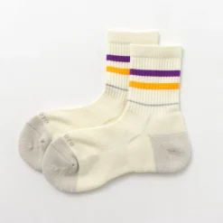 ROTOTO Socks^/ All Rounder 2 Stripe Merino Crew Socks