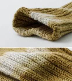 ROTOTO Socks^/ Chunky rib crew socks Tie-dye