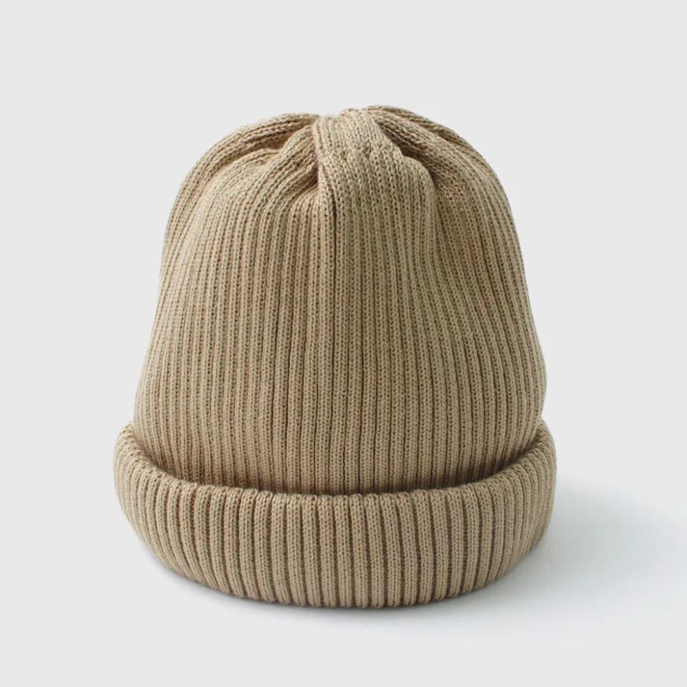 ROTOTO Hats^/ Cotton Roll Up Beanie