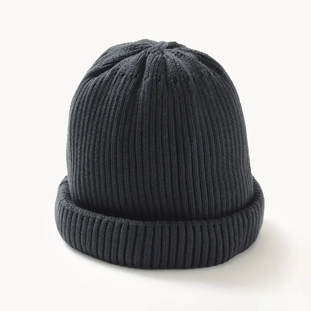 ROTOTO Hats^/ Cotton Roll Up Beanie