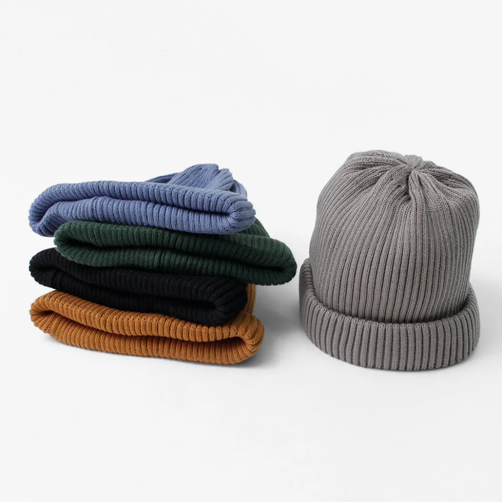 ROTOTO Hats^/ Cotton Roll Up Beanie
