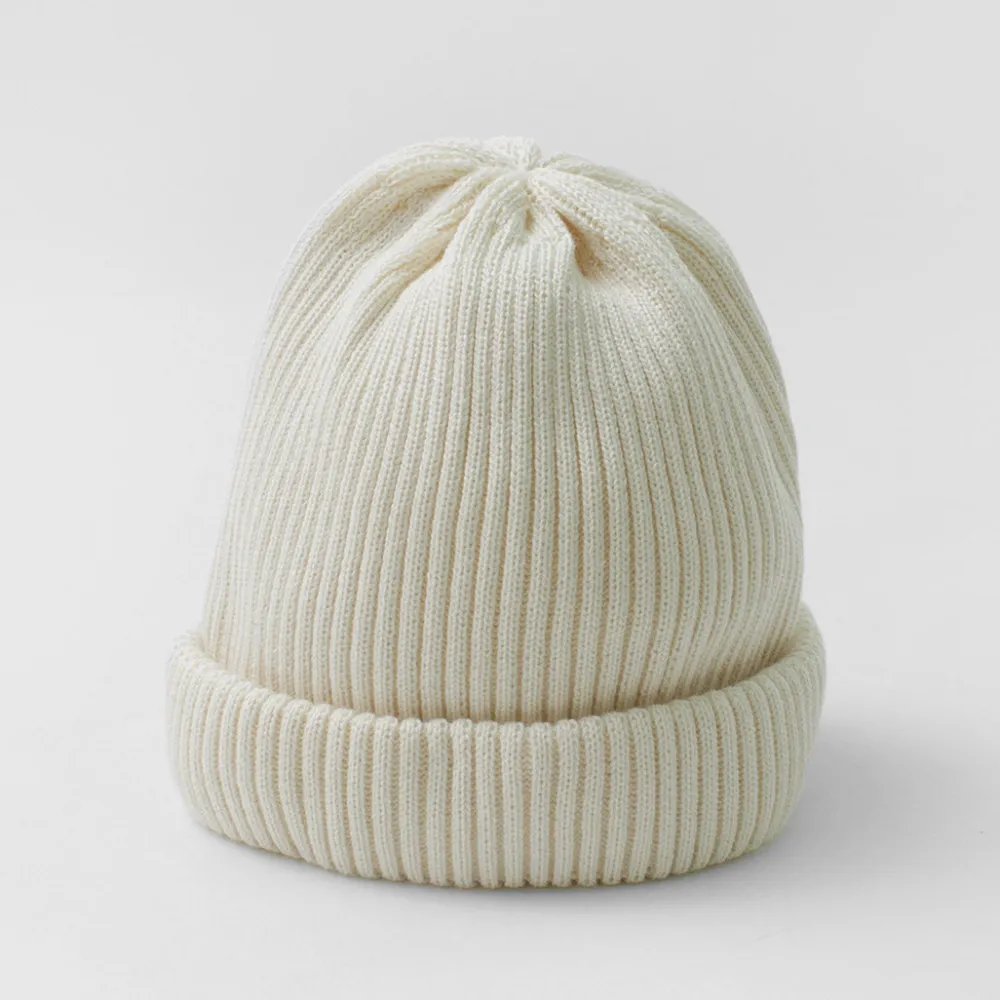 ROTOTO Hats^/ Cotton Roll Up Beanie