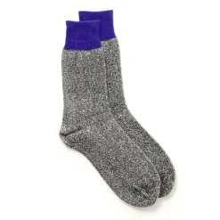 ROTOTO Socks^/ Double Face Crew Socks Silk & Cotton