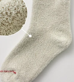 ROTOTO Socks^/ Double Face Crew Socks Silk & Cotton